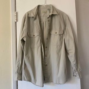 L.L bean khaki jacket